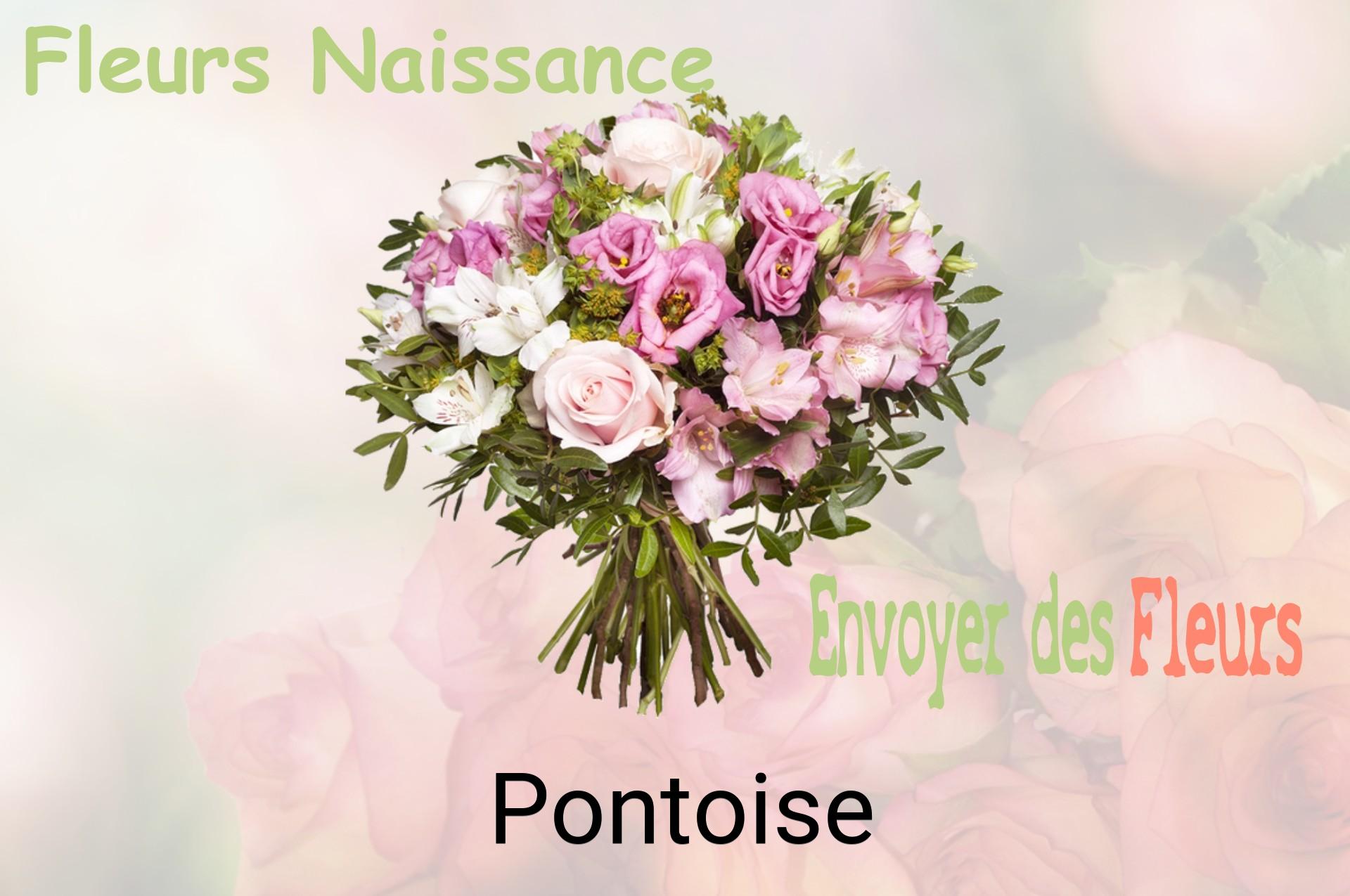Bouquet de fleurs de naissance livré à Pontoise